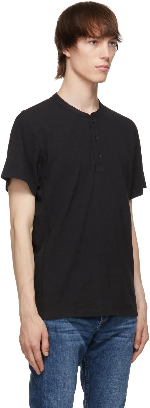 Short-Sleeve Henley T-Shirt