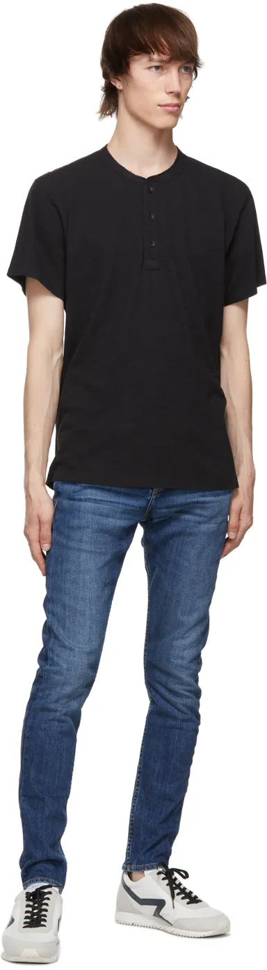 Short-Sleeve Henley T-Shirt