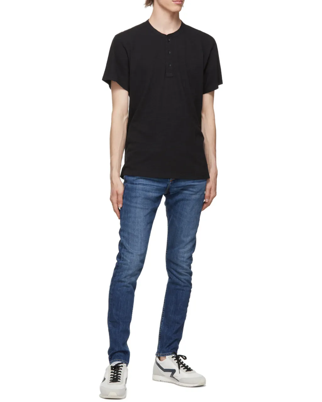 Short-Sleeve Henley T-Shirt