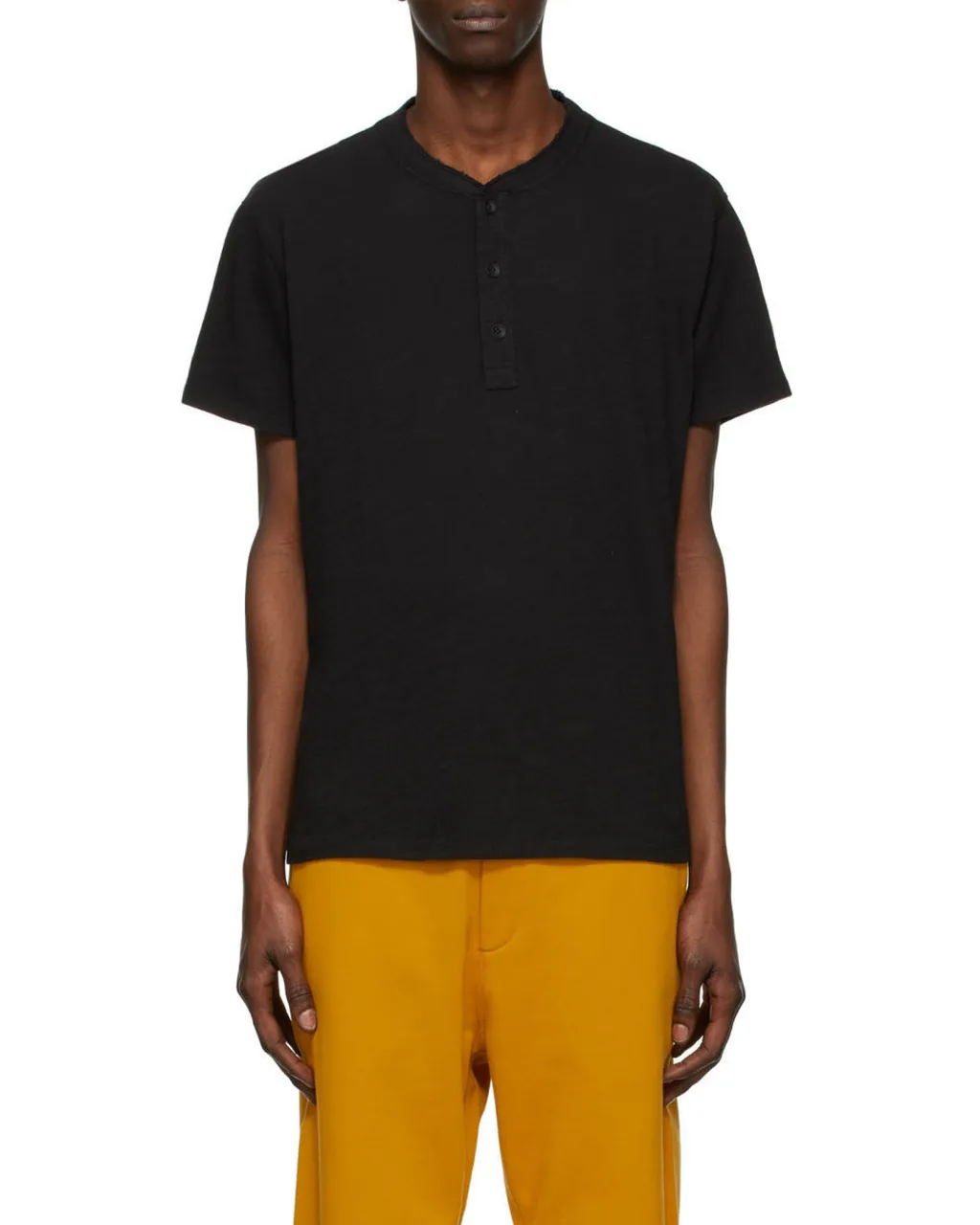Short-Sleeve Henley T-Shirt