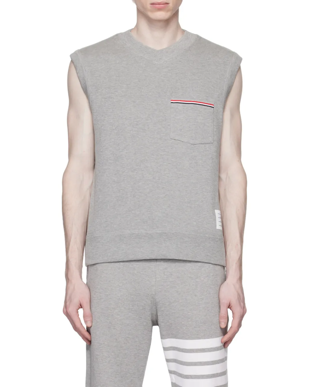 Rwb-Stripe Cotton Vest