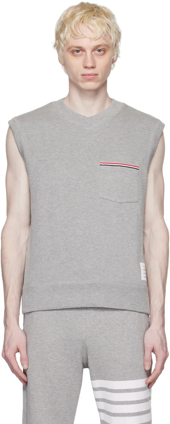Rwb-Stripe Cotton Vest