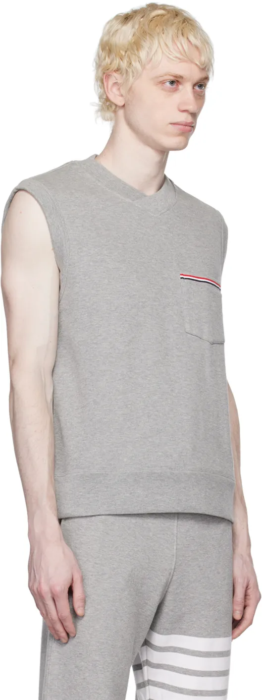 Rwb-Stripe Cotton Vest