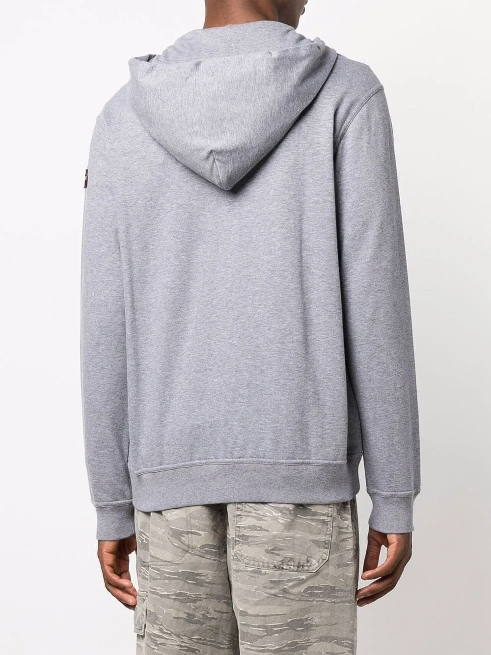 Logo-Print Zip-Up Hoodie