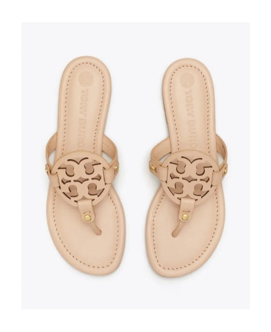 Tory Burch Miller Logo Plaque Sandals