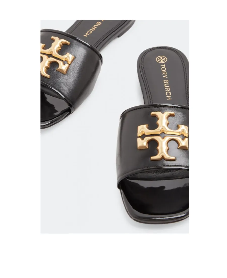 Tory Burch Eleanor Double T Logo Plaque Sandals