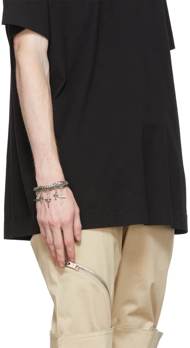 Emanuele Bicocchi Cross Charm Bracelet