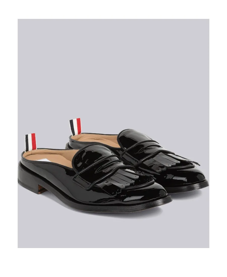 Patent Mule Loafers