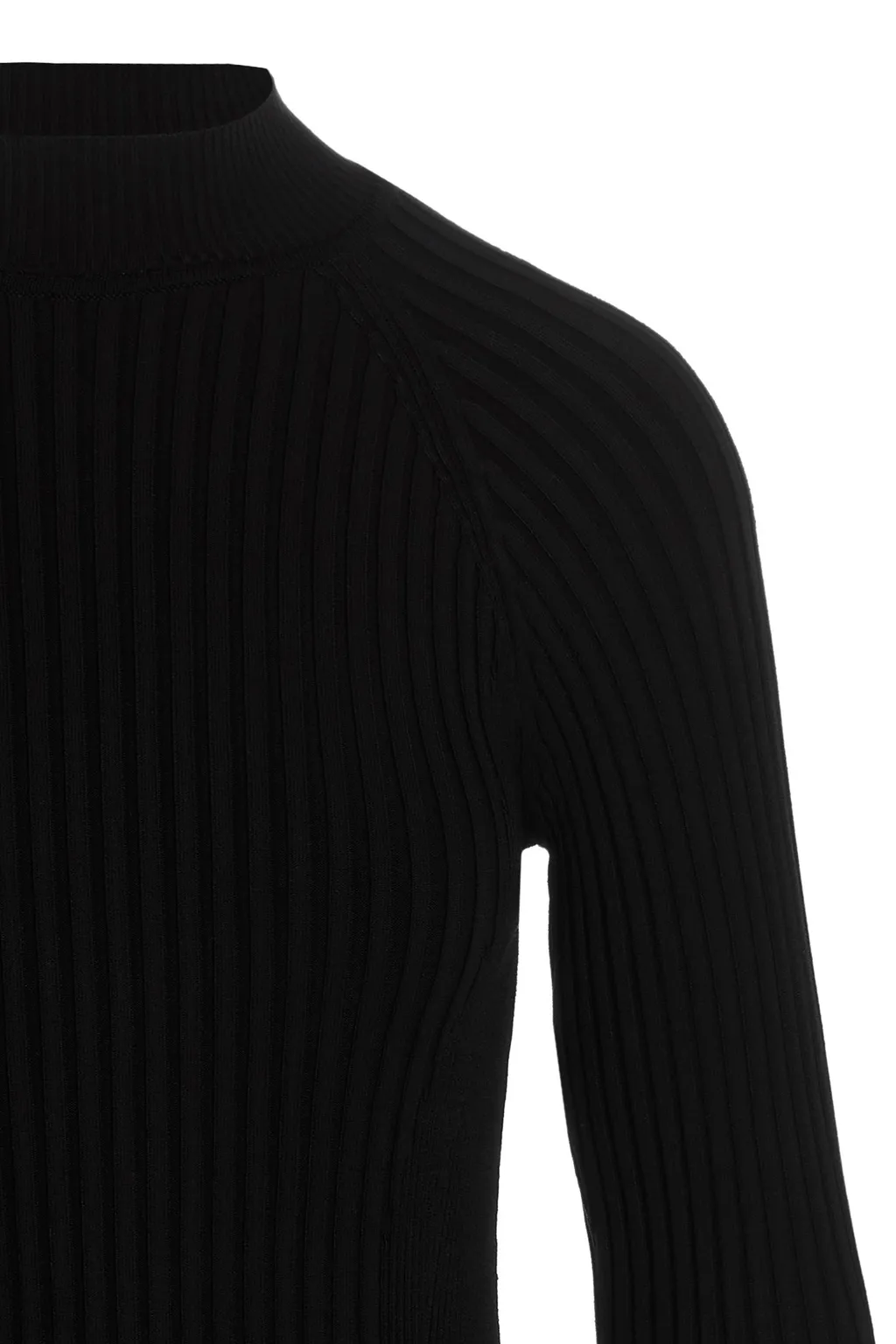 La Pigolo Rib-Knit Midi Dress