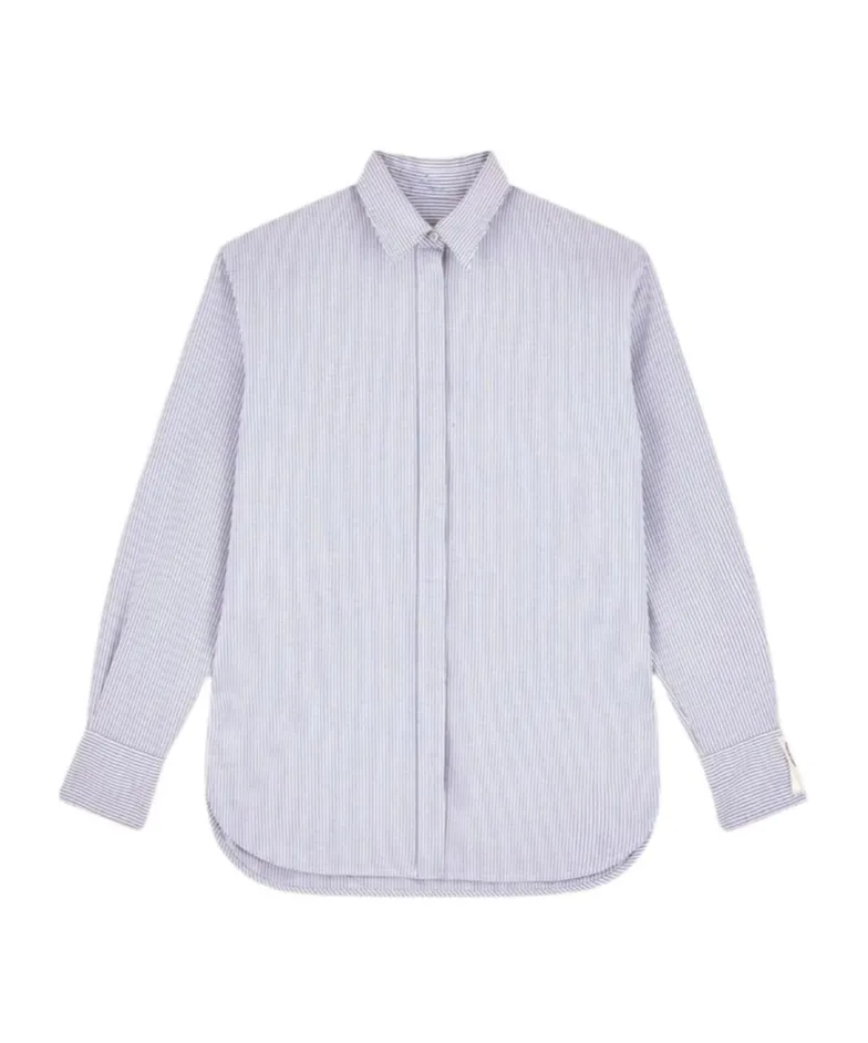 Golden Goose Deluxe Brand Striped Buttoned Shirt
