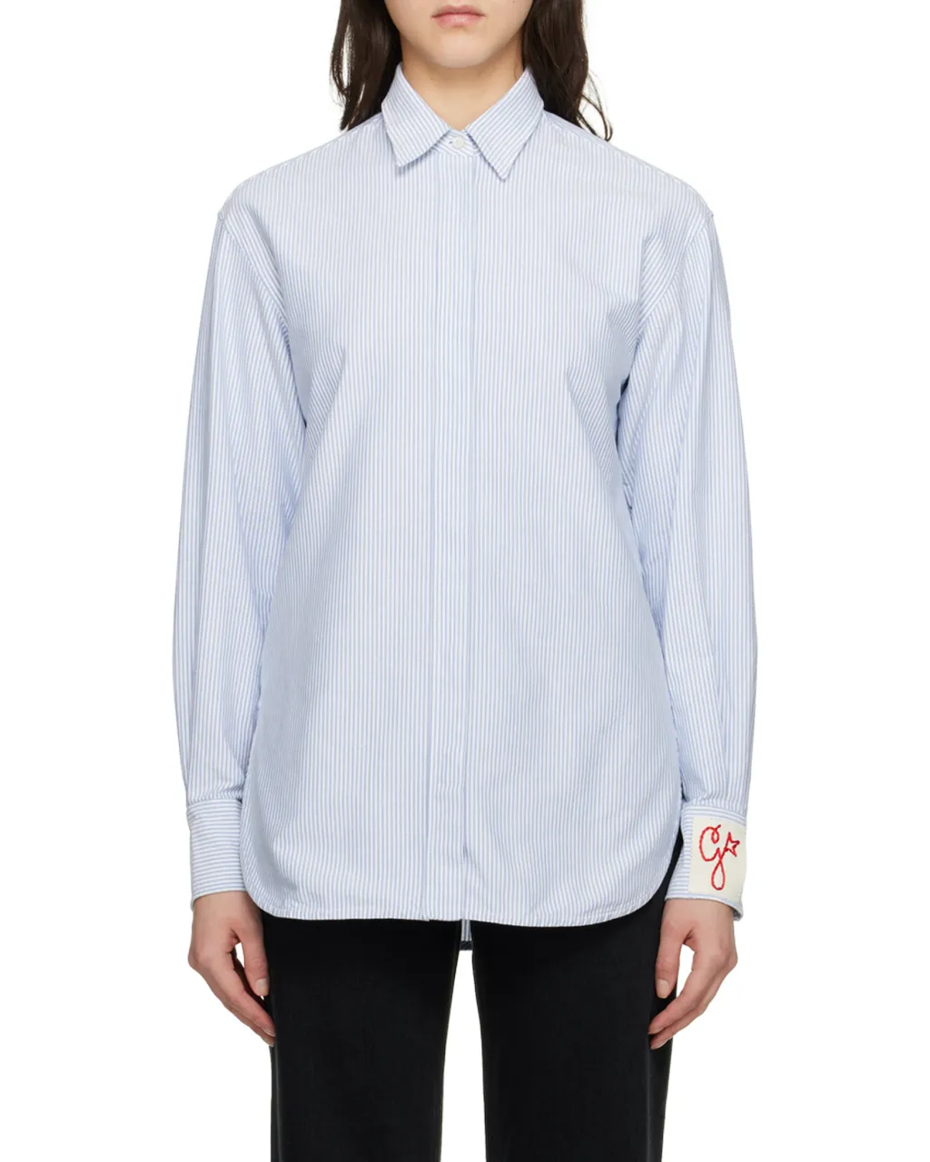 Golden Goose Deluxe Brand Striped Buttoned Shirt