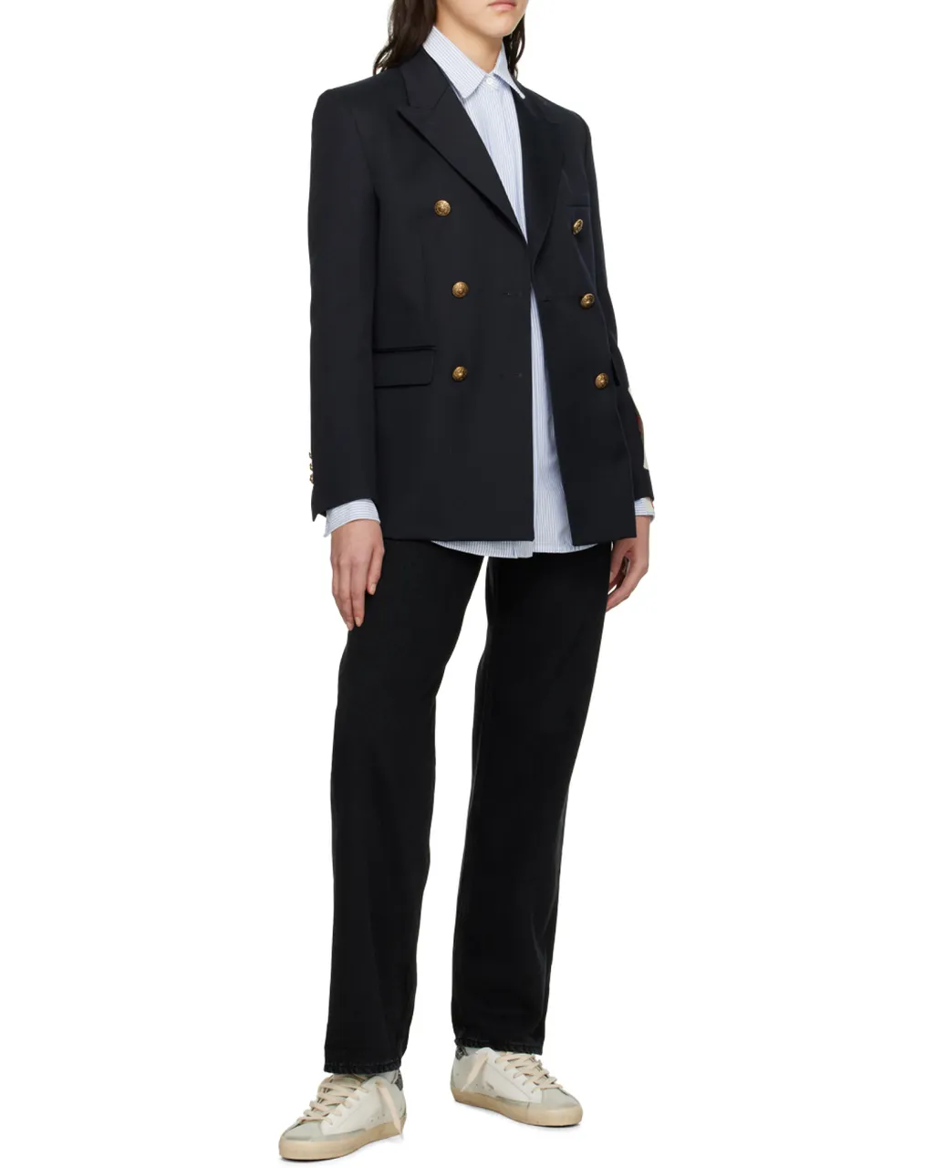 Golden Goose Deluxe Brand Striped Buttoned Shirt