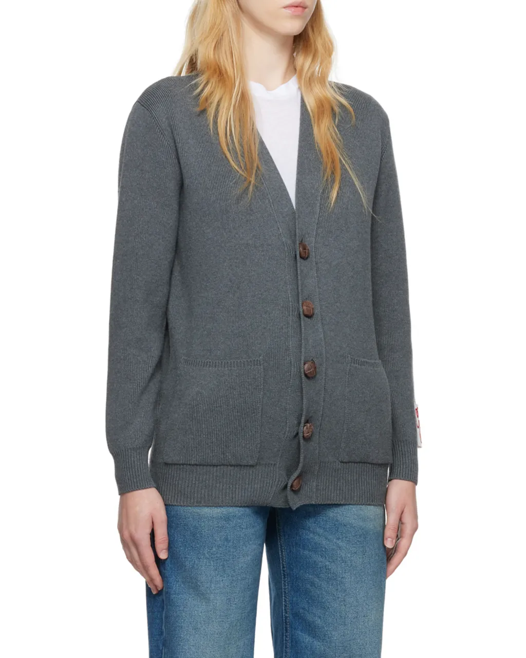 Golden Goose Deluxe Brand Buttoned V-Neck Cardigan