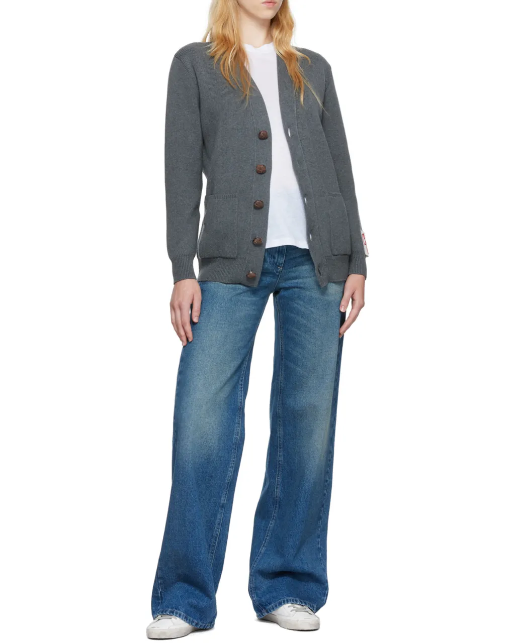 Golden Goose Deluxe Brand Buttoned V-Neck Cardigan