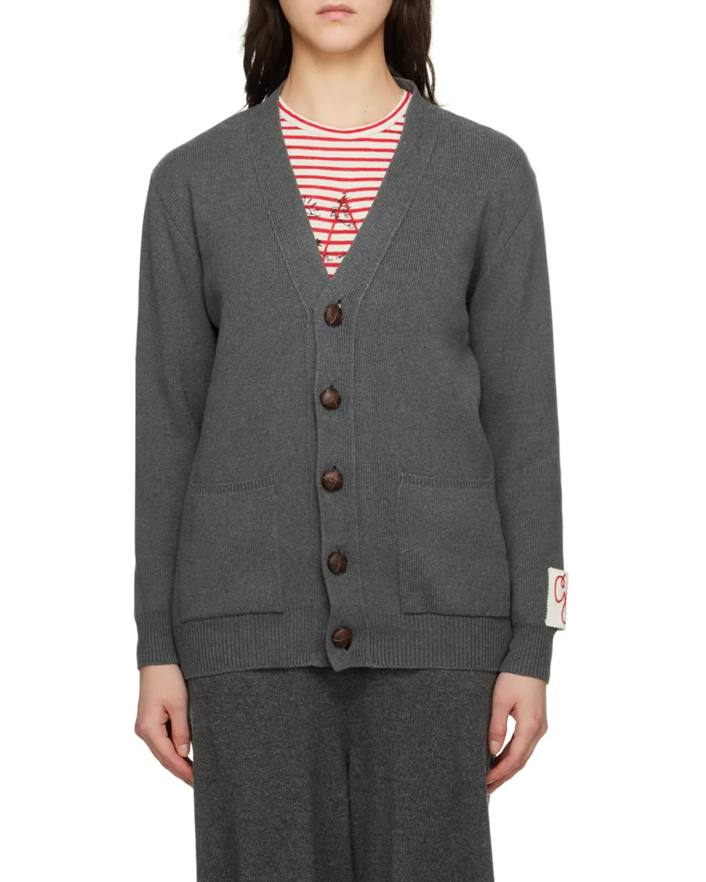 Golden Goose Deluxe Brand Buttoned V-Neck Cardigan