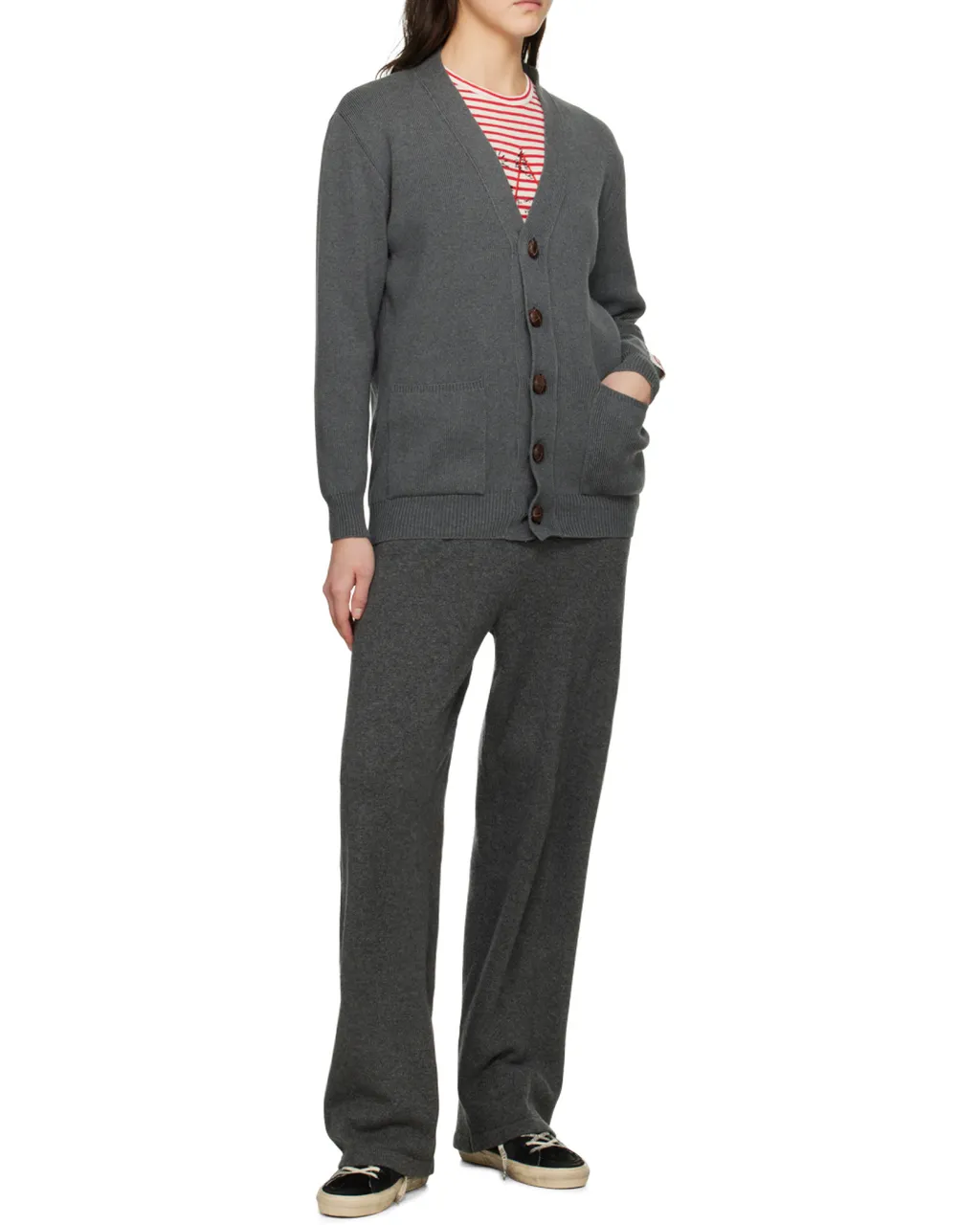 Golden Goose Deluxe Brand Buttoned V-Neck Cardigan