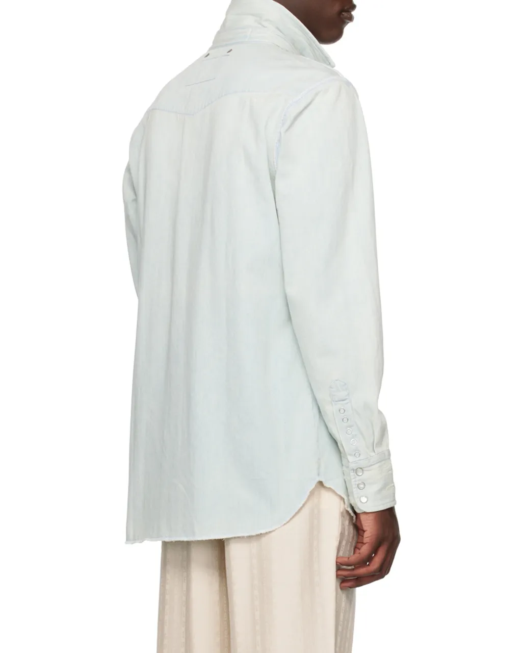 Golden Goose Deluxe Brand Logo Patch Buttoned Shirt
