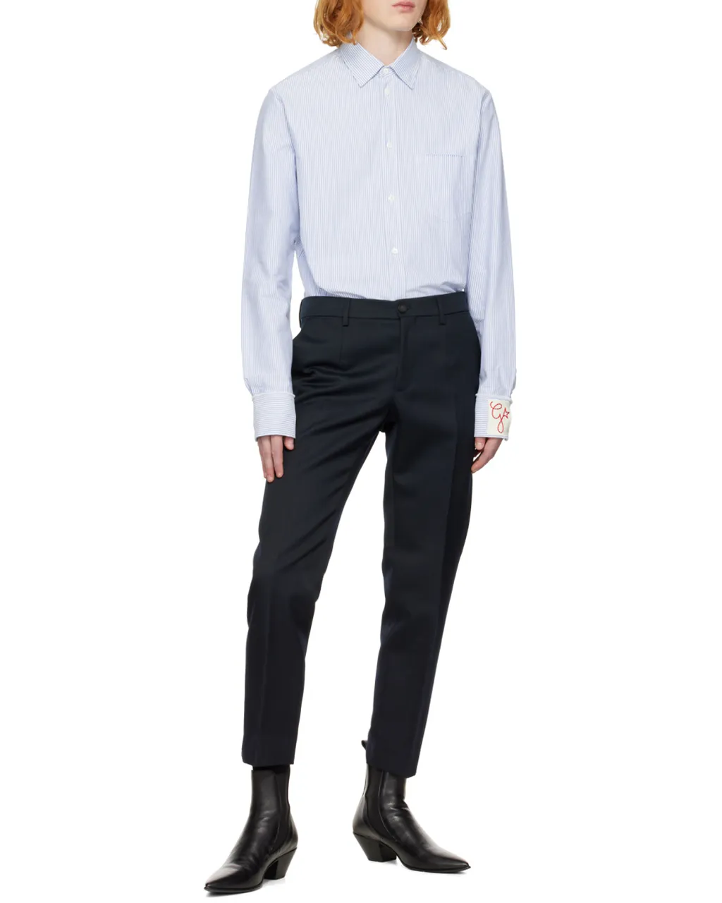 Golden Goose Deluxe Brand Striped Buttoned Shirt