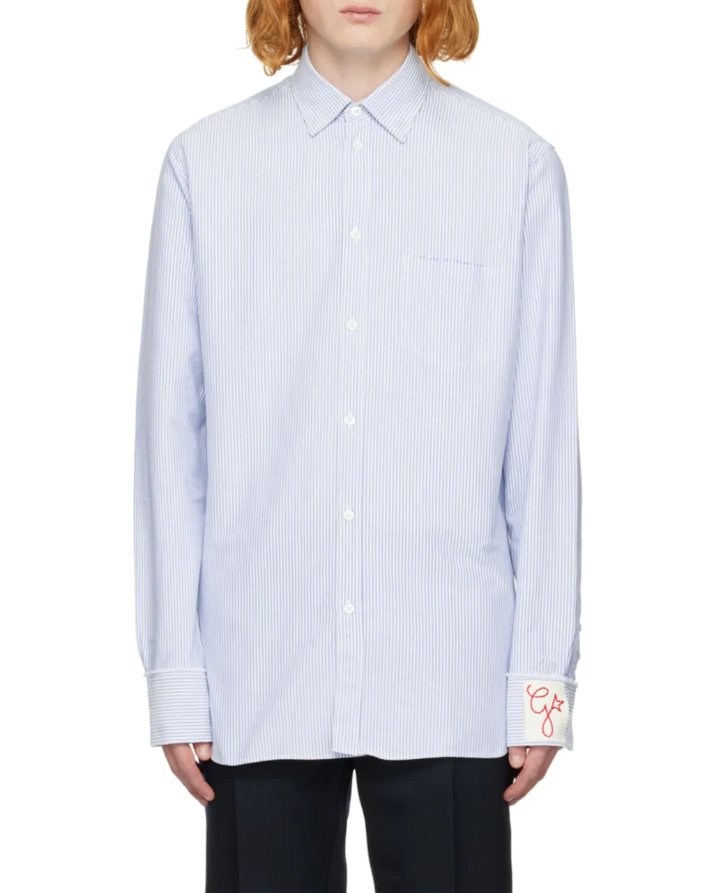 Golden Goose Deluxe Brand Striped Buttoned Shirt