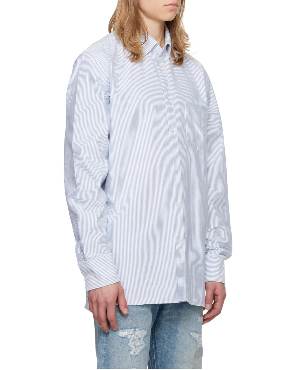 Golden Goose Deluxe Brand Striped Buttoned Shirt