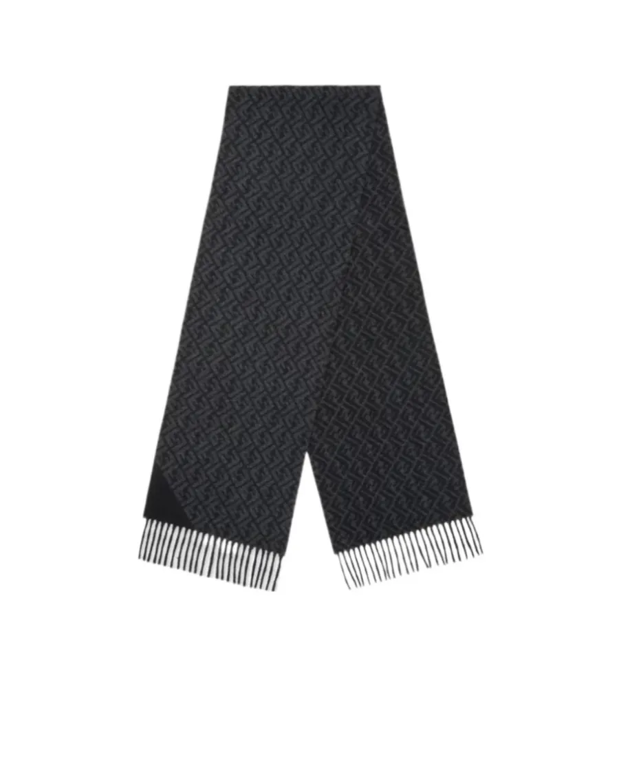 Black Wool Scarf