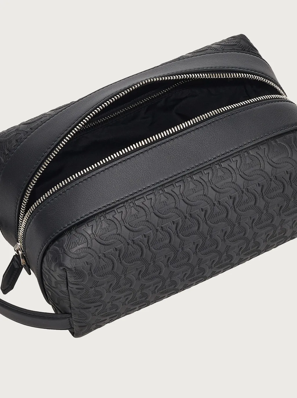 Embossed-Logo Travel Pouch