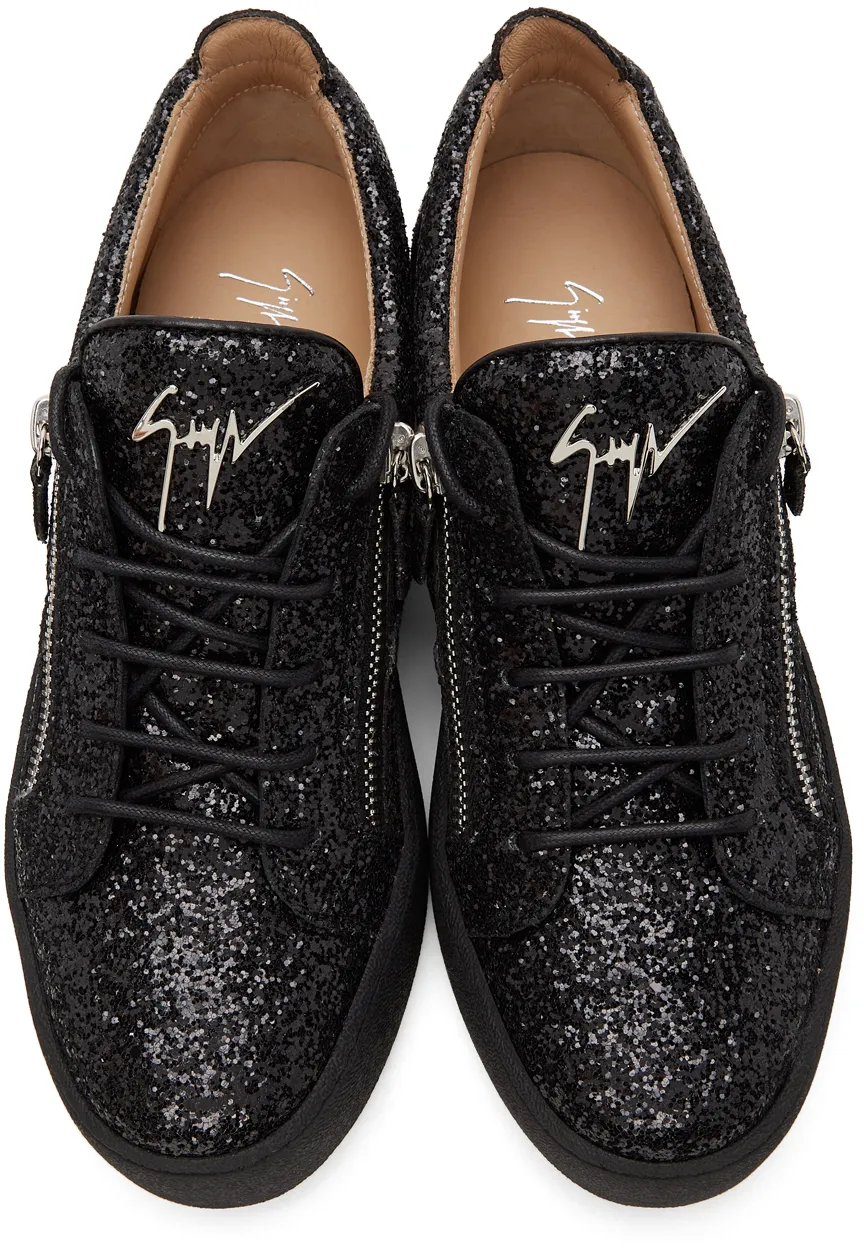 Strass Glitter-Detail Sneakers