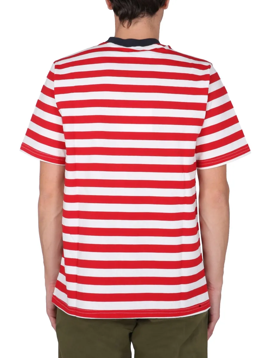 Sunnei Striped Crewneck T-Shirt