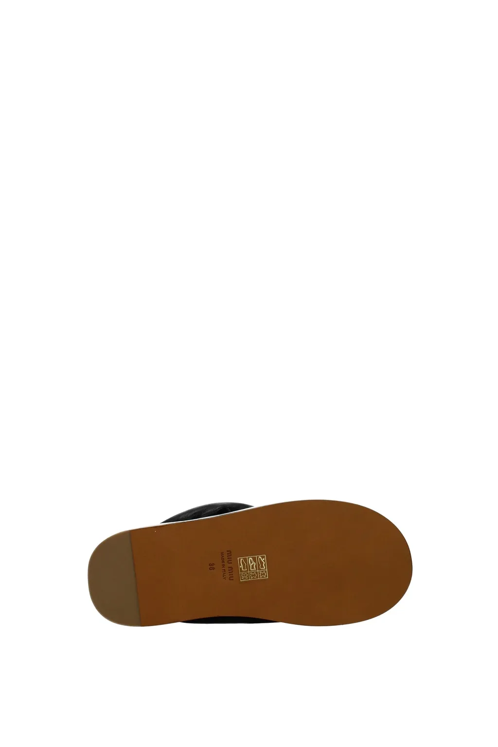 Black Logo Design Sandals