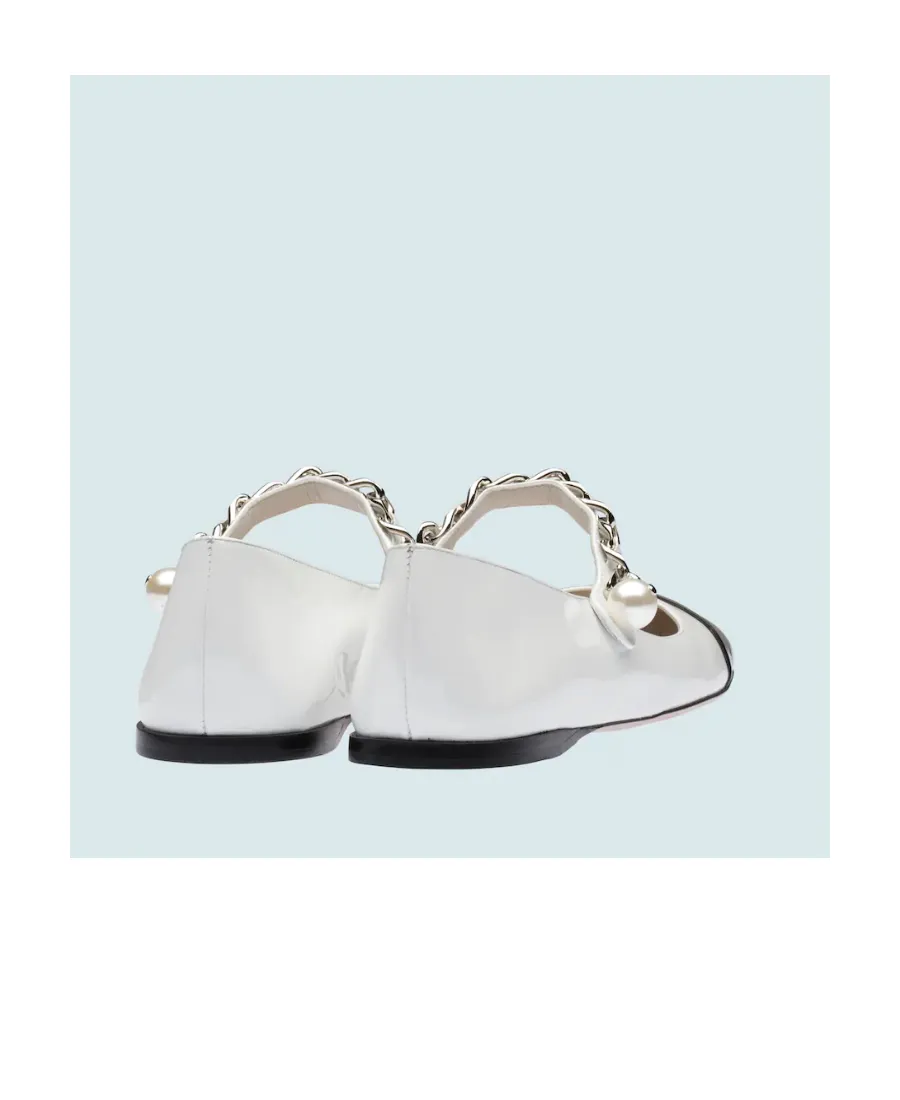 Patent Leather Ballerina Pumps
