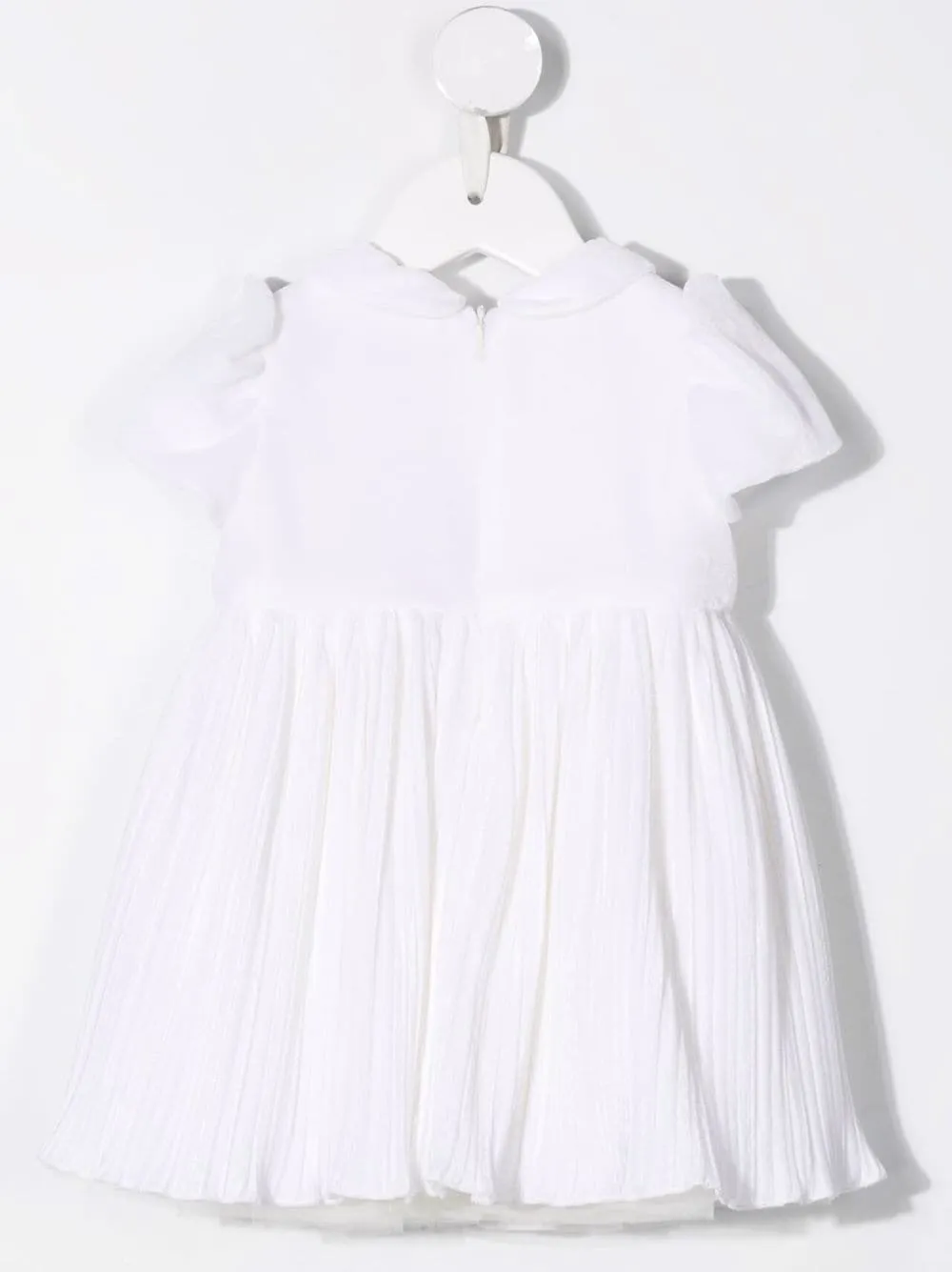 Monnalisa Short-Sleeved Pleated Dress