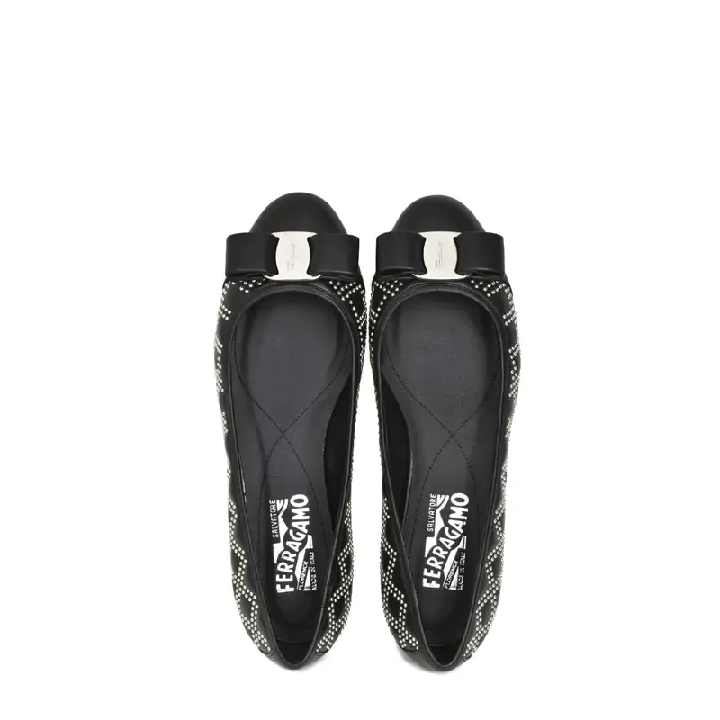 Rivet Ballet Shoes With Round Head