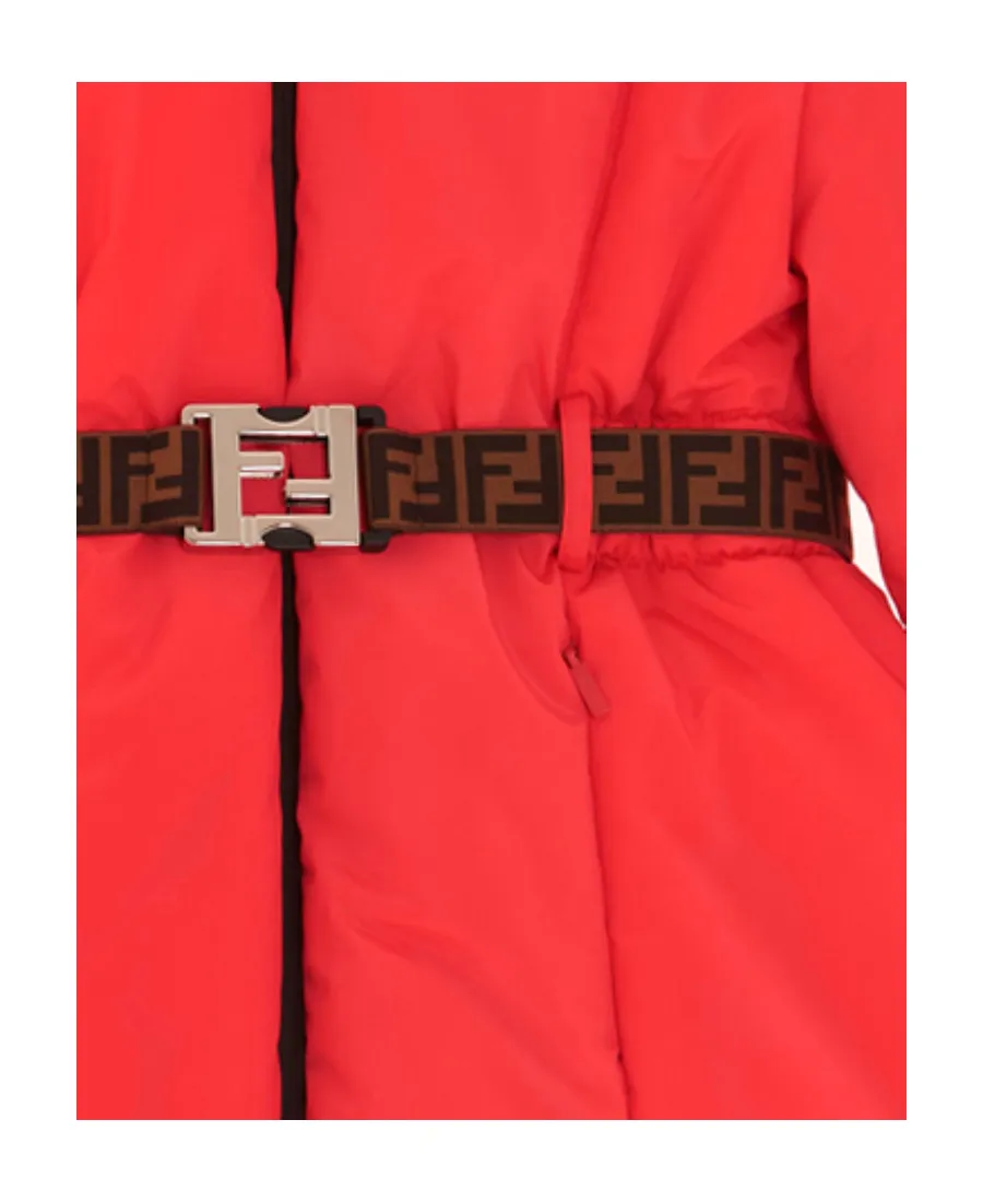 Monogram-Print Padded Jacket
