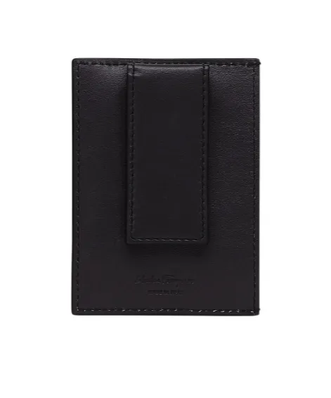 Salvatore Ferragamo Logo Plaque Card Case