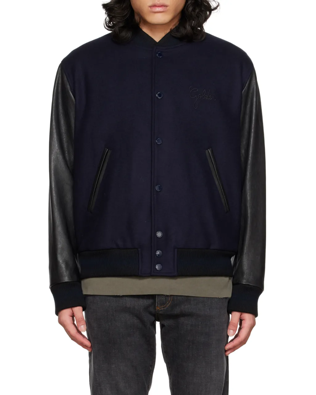 Golden Goose Deluxe Brand Panelled Bomber Jacket