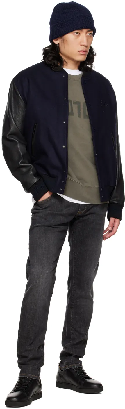 Golden Goose Deluxe Brand Panelled Bomber Jacket