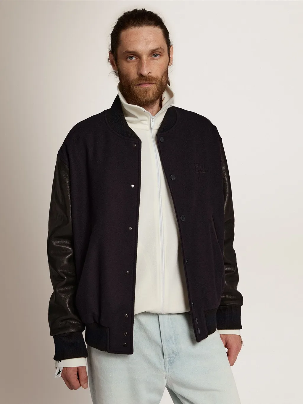 Golden Goose Deluxe Brand Panelled Bomber Jacket