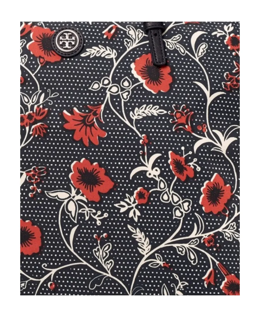 Retro Block Print Tote Bag