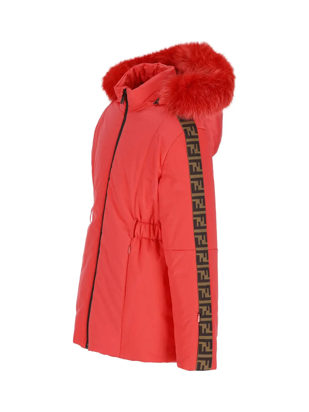 Fendi Kids Ff Motif Hooded Padded Jacket