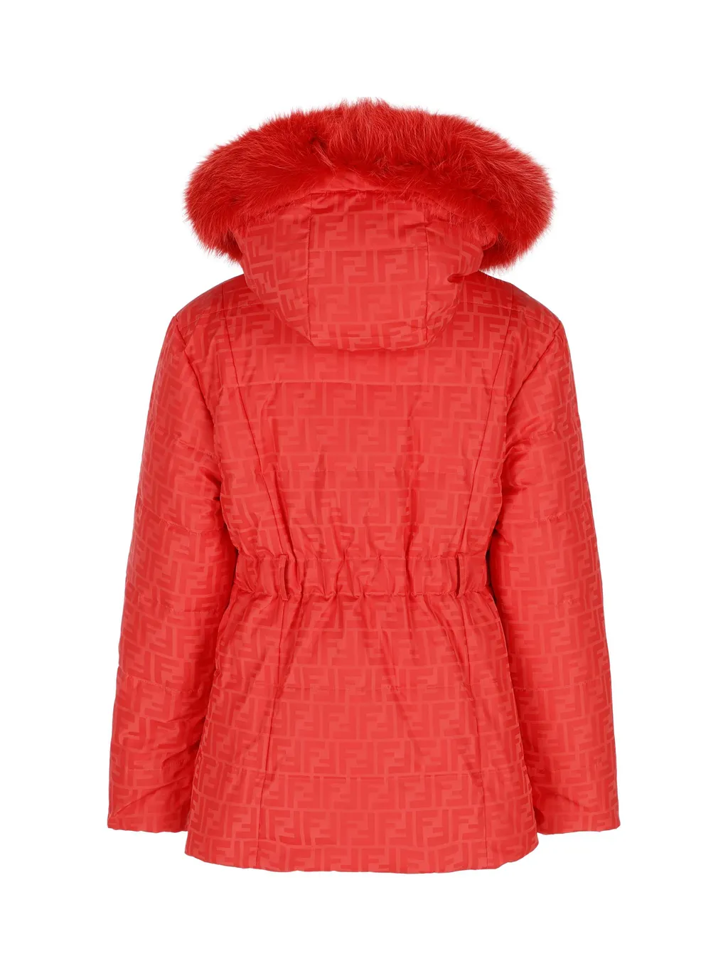 Fendi Kids Ff Motif Hooded Padded Jacket