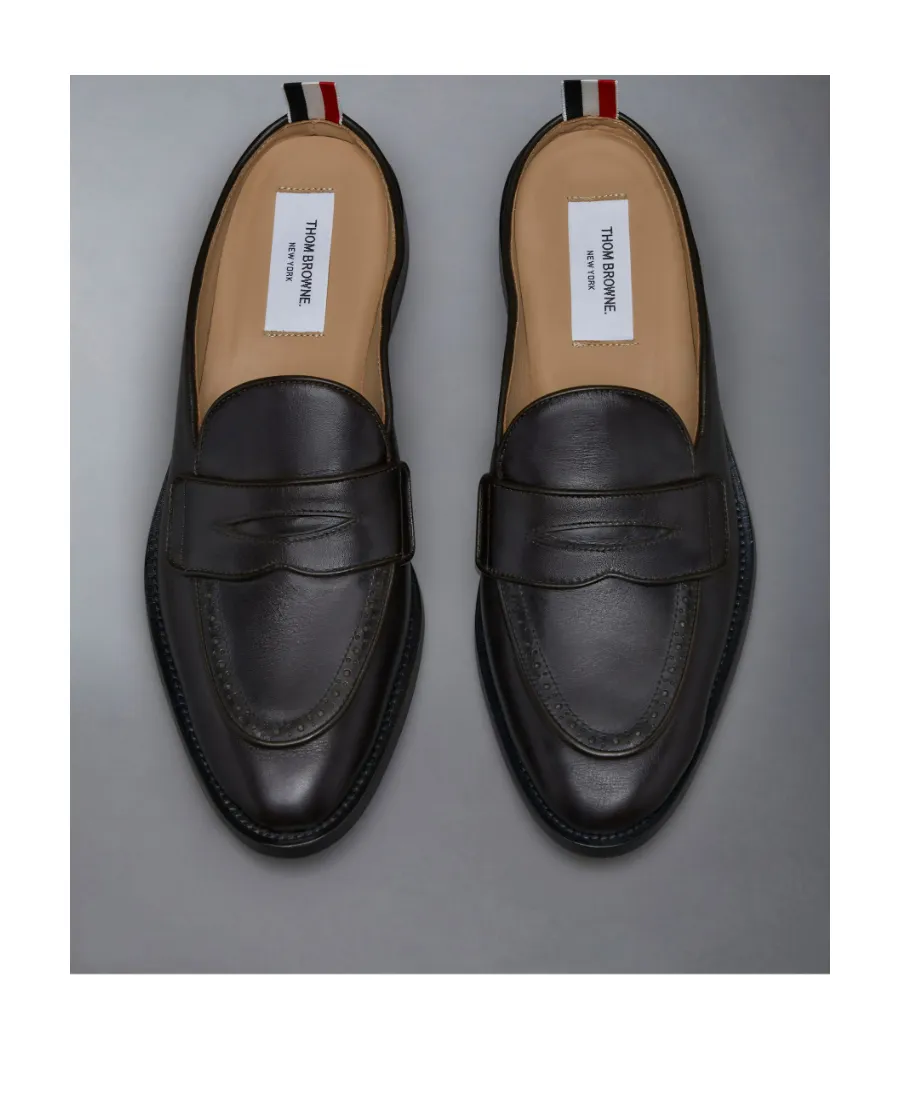 Varsity Slip-On Penny Loafers