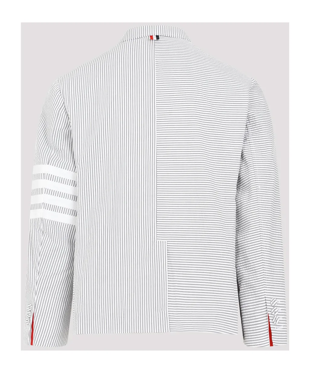 Thom Browne Single-Breasted Striped Tailored Blazer