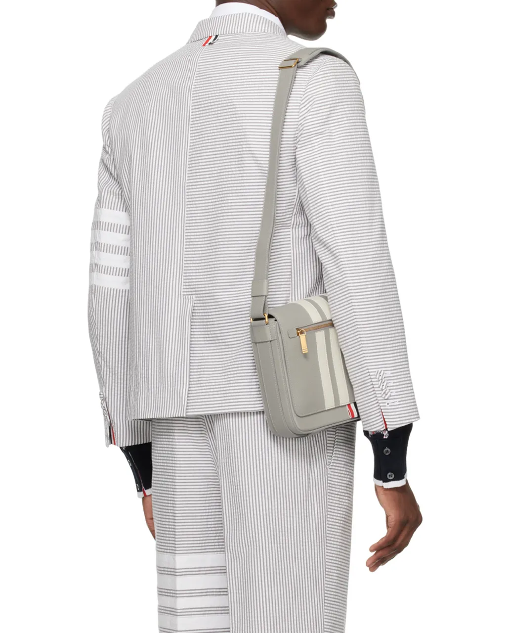 Thom Browne Single-Breasted Striped Tailored Blazer