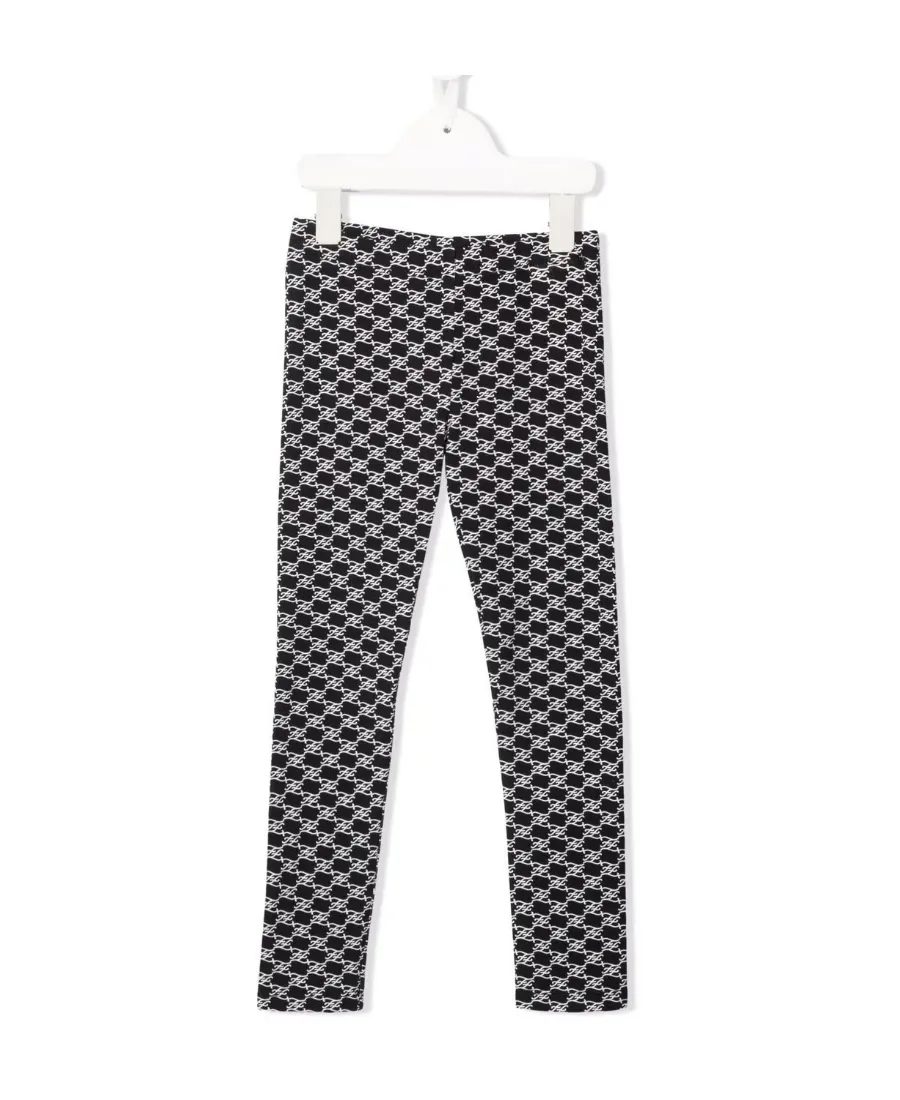 Fendi Kids Printed Mid-Rise Leggings