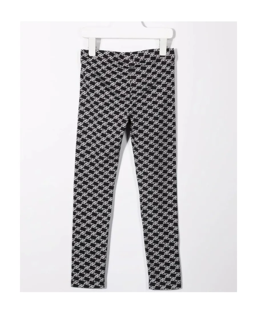 Fendi Kids Printed Mid-Rise Leggings