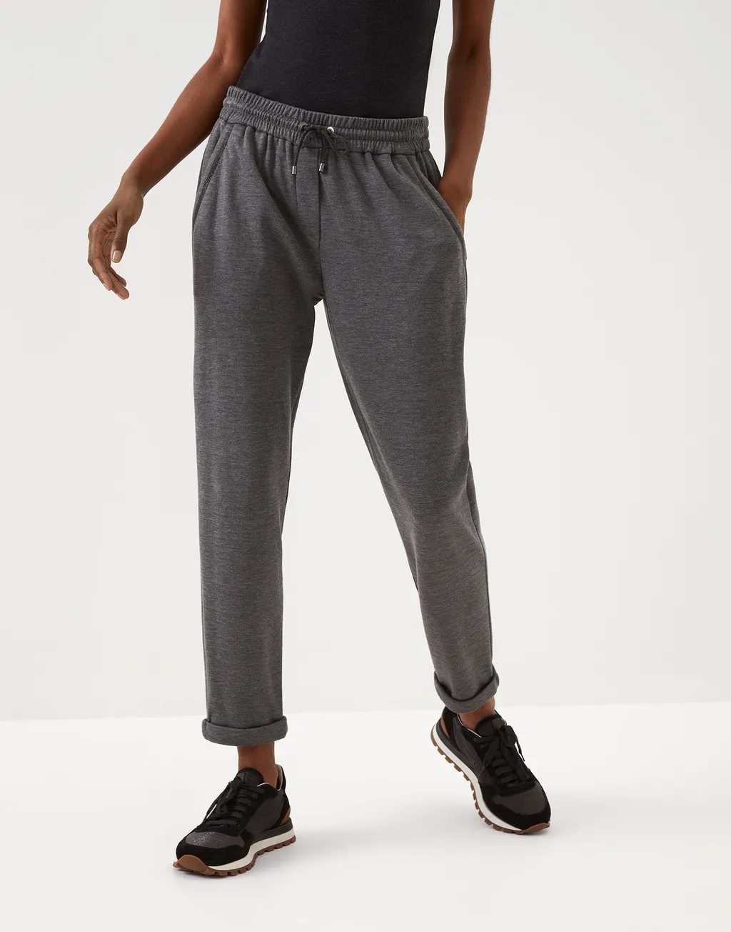 Brunello Cucinelli Drawstring Tapered Sweatpants