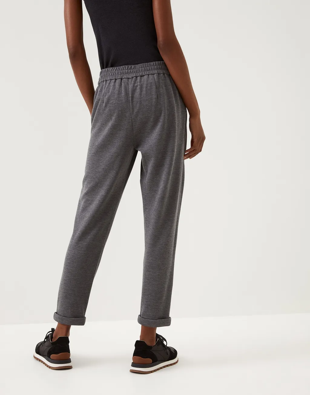 Brunello Cucinelli Drawstring Tapered Sweatpants