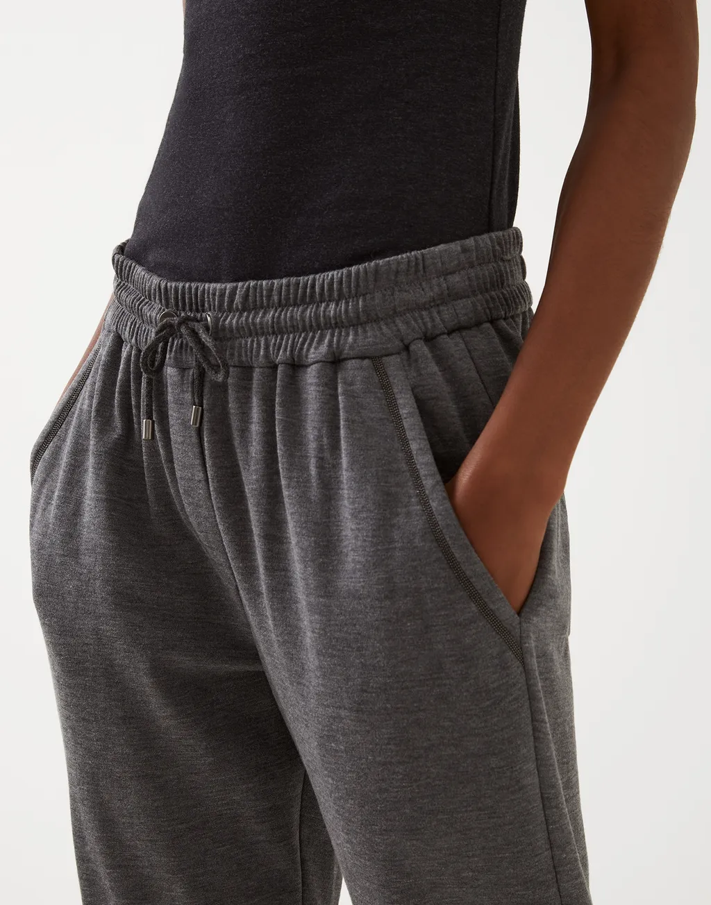 Brunello Cucinelli Drawstring Tapered Sweatpants