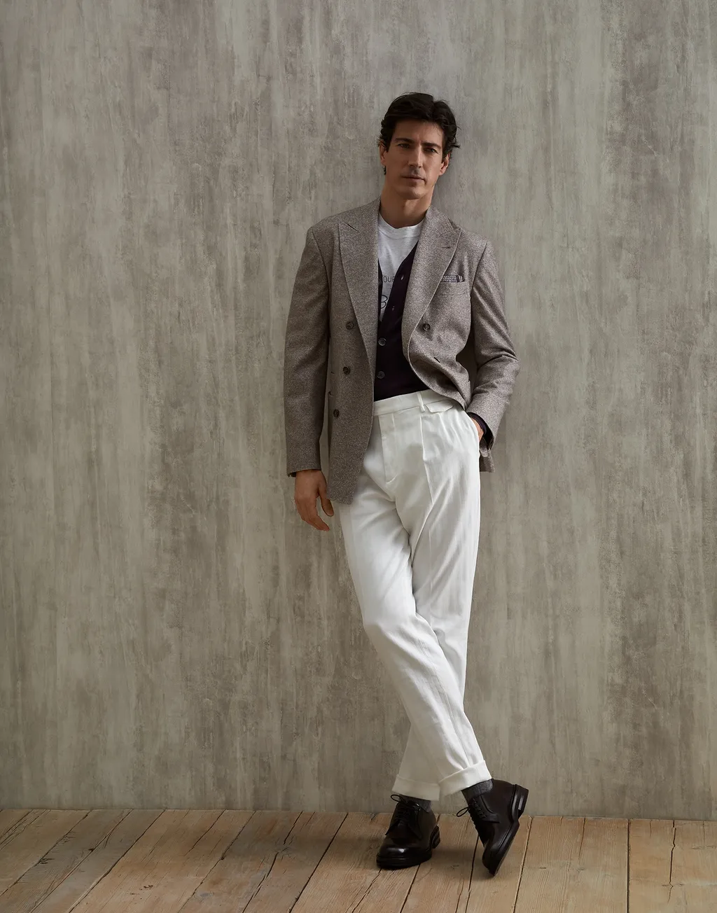 Straight-Leg Tailored Trousers
