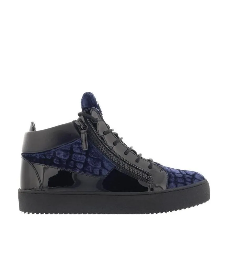 Suede High-Top Sneakers